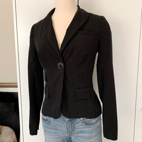 Vintage Pinstripe Blazer - Picture 2 of 5